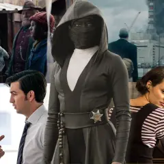 En kollage av scener från populära tv-serier. En lista över sevärda tv-serier.