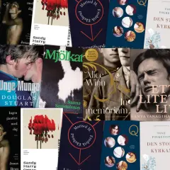 Collage of book covers featuring diverse imagery, including portraits, abstract art, and romantic scenes.