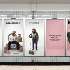 En mönstring av djur med mänskliga drag presenterar nya serier: en objektiv uggla, en oberoende sköldpadda med pengar, en opolitisk sengångare, och en kanin som kollar sin mobil.