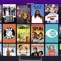 En samling roliga serier som "The Whitest Kids U'Know", "Trailer Park Boys" och "Black Jesus".