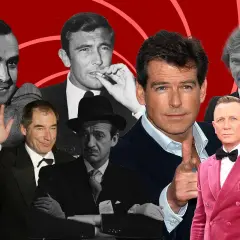 En hyllning till alla James Bond-skådespelare, från Sean Connery till Daniel Craig, som alla har spelat den ikoniska agenten. En collage som visar upp flera av de skådespelare som har gestaltat nya James Bond.