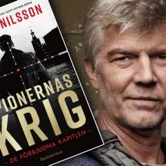 Anders Nilssons bok "Spionernas krig" med Johan Falk-tema.