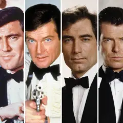 Sean Connery, George Lazenby, Roger Moore, Timothy Dalton, Pierce Brosnan och Daniel Craig – alla som spelade James Bond.