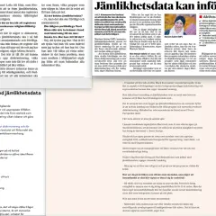 Mariam Salem (MP) vill införa jämlikhetsdata för att motverka diskriminering.