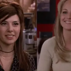 Marisa Tomei och Helen Hunt i en scen från "rollistan i vad kvinnor vill ha".