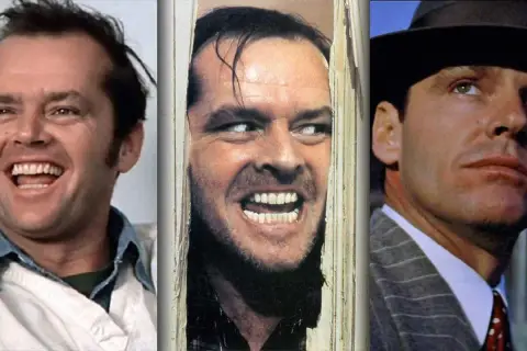 Jack Nicholson i tre ikoniska roller. Från skratt till skräck, en hyllning till hans filmer.