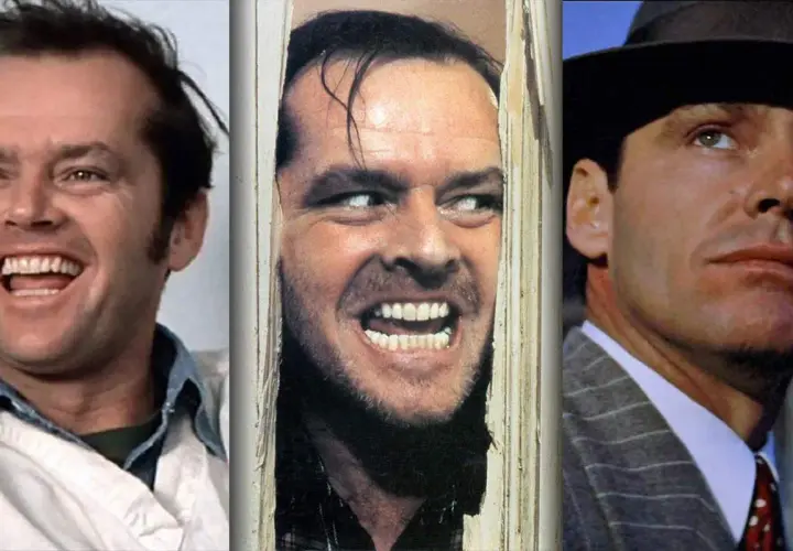 Jack Nicholson i tre ikoniska roller. Från skratt till skräck, en hyllning till hans filmer.