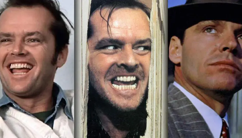 Jack Nicholson i tre ikoniska roller. Från skratt till skräck, en hyllning till hans filmer.