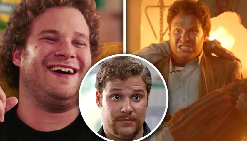 Seth Rogen i filmer: skrattande, förskräckt och med mustasch. En komisk resa genom hans roller.