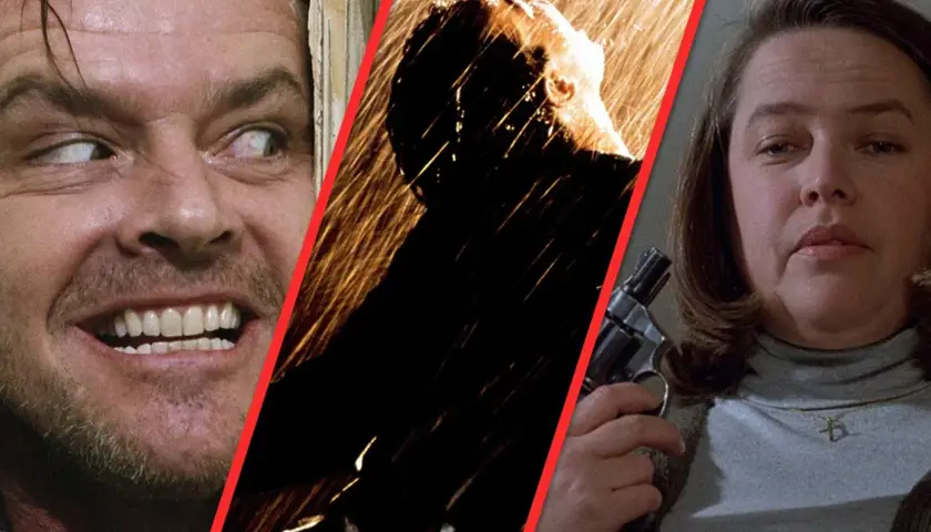 Jack Nicholson i Misery, två ikoniska filmer med Stephen King.