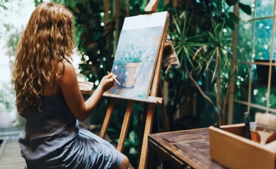 Akrylmålning inspiration - 4 idéer och enkla tekniker