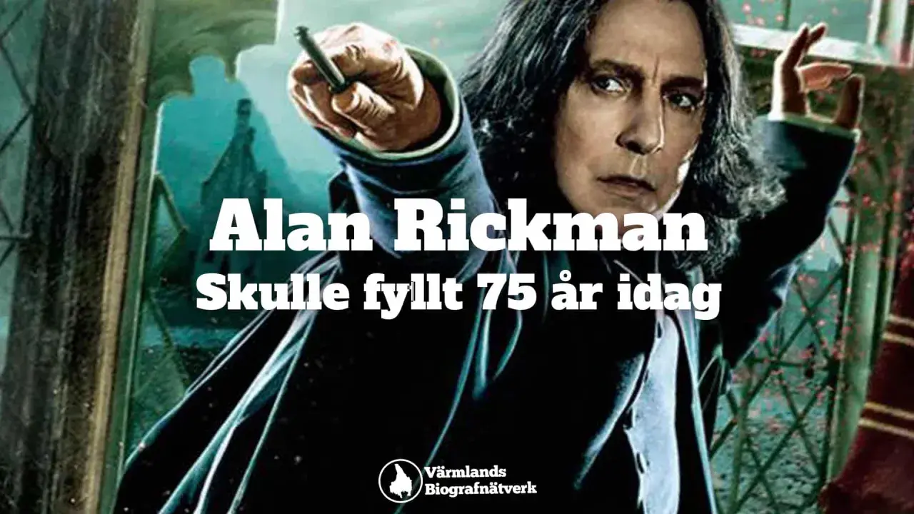 Alan Rickman, som spelade Severus Snape, skulle fyllt 75 år idag.