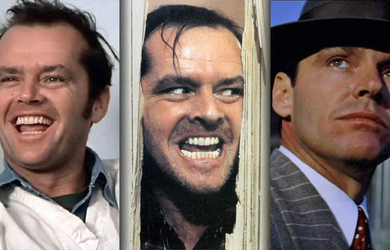Jack Nicholson i tre ikoniska roller. Från skratt till skräck, en hyllning till hans filmer.