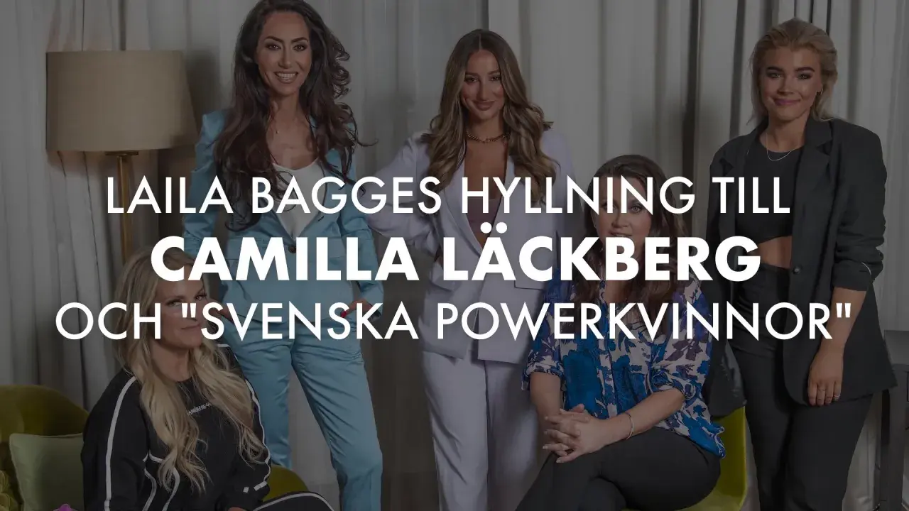 Fyra starka svenska powerkvinnor, inklusive Camilla Läckberg, samlade i en hyllning.