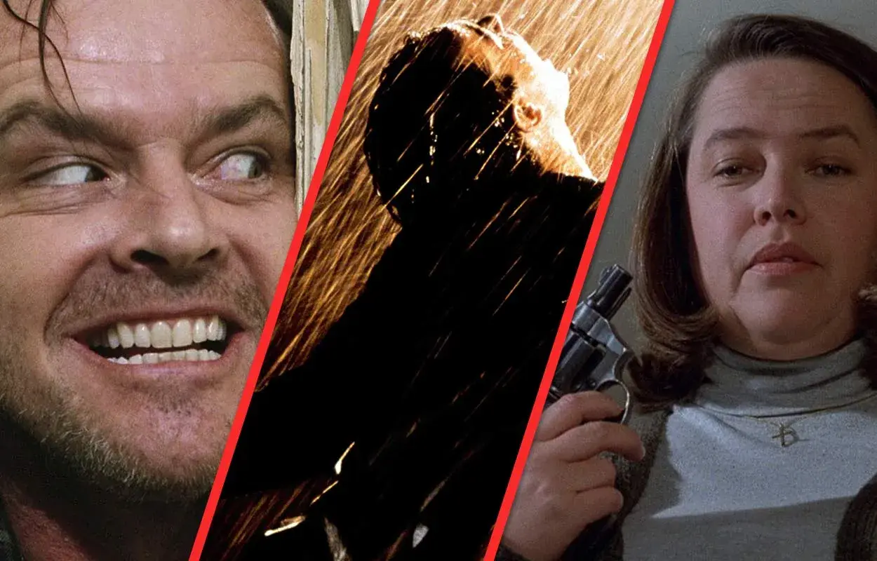 Jack Nicholson i Misery, två ikoniska filmer med Stephen King.