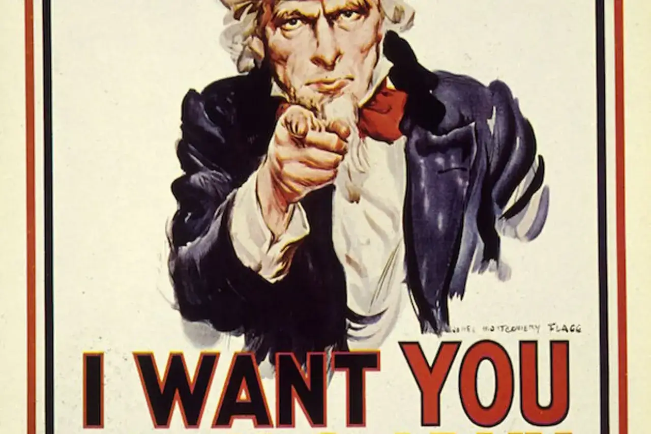 Uncle Sam pekar mot dig.