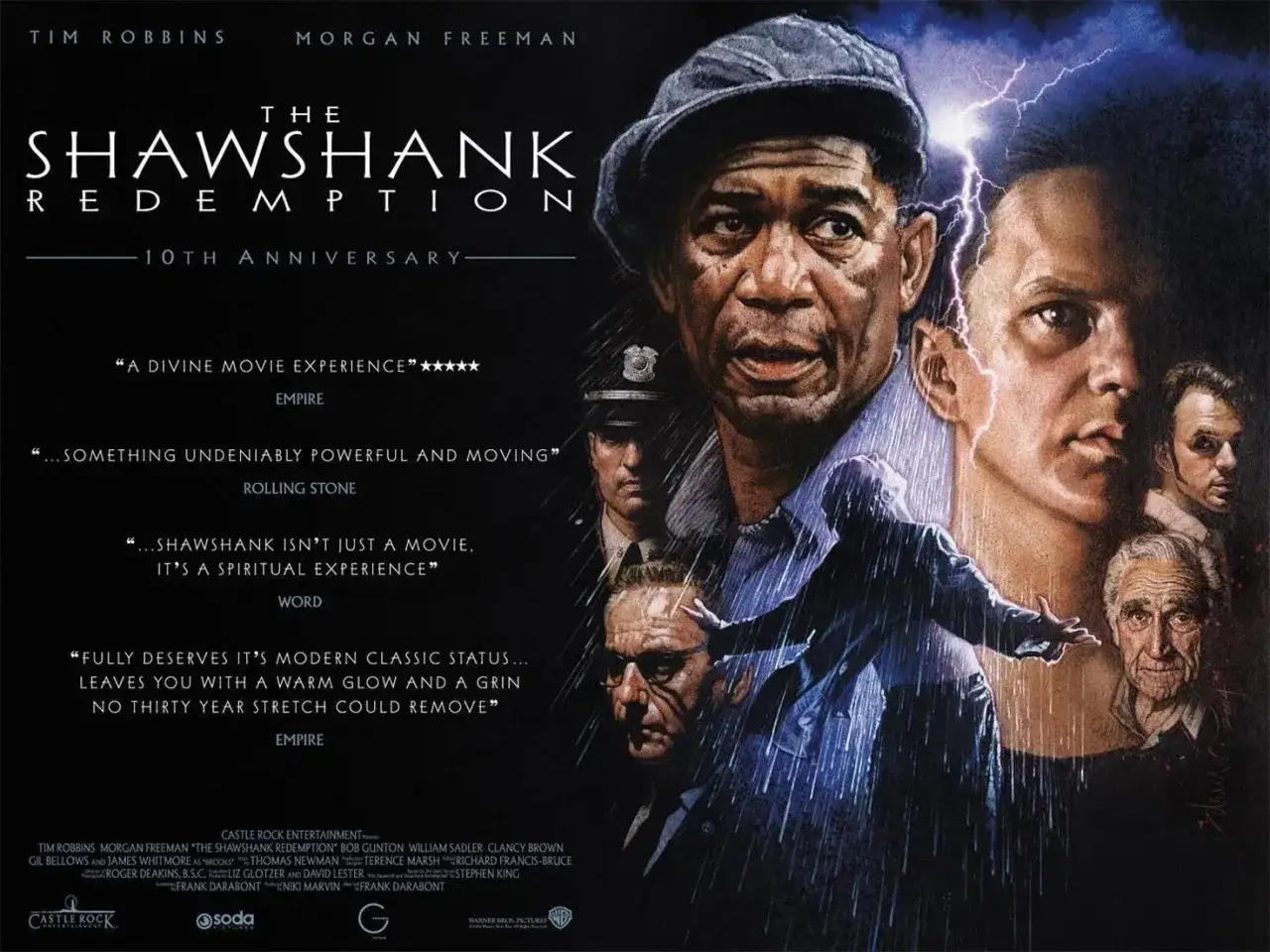Morgan Freeman och Tim Robbins i 